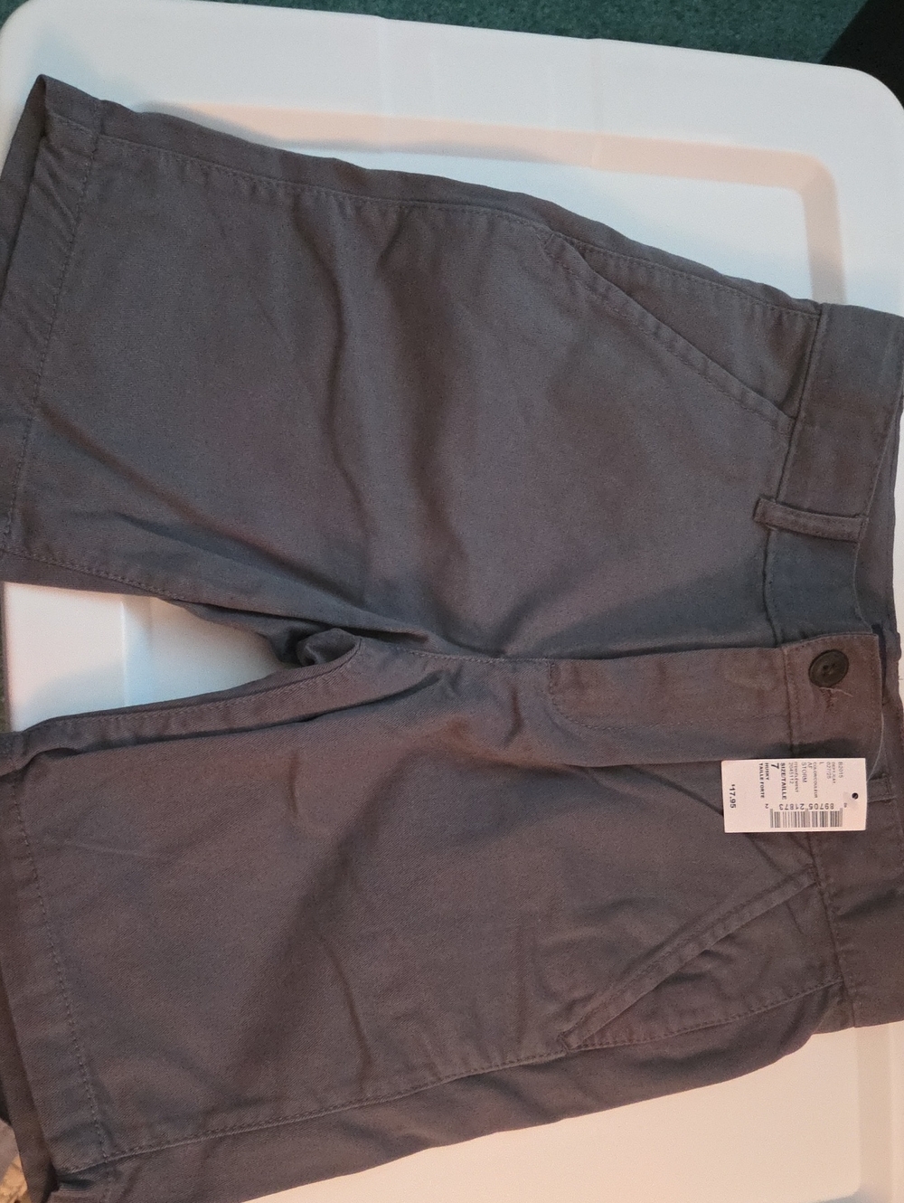 Boys Size 7 Husky Shorts. Gray